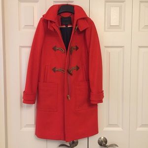 JCrew Women’s Petite Wool Melton Toggle Coat 00p